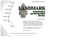 Tablet Screenshot of landmarkarchaeology.com